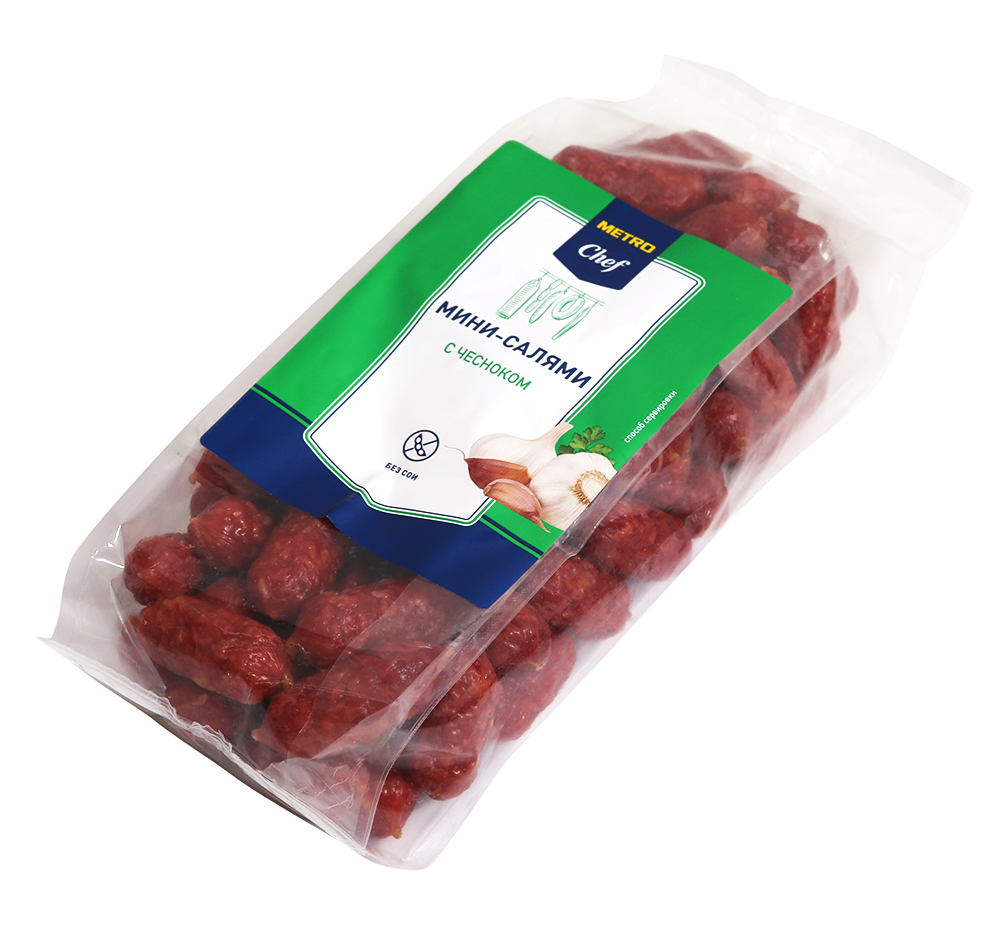 Салями мини METRO CHEF Чеснок, 500 г