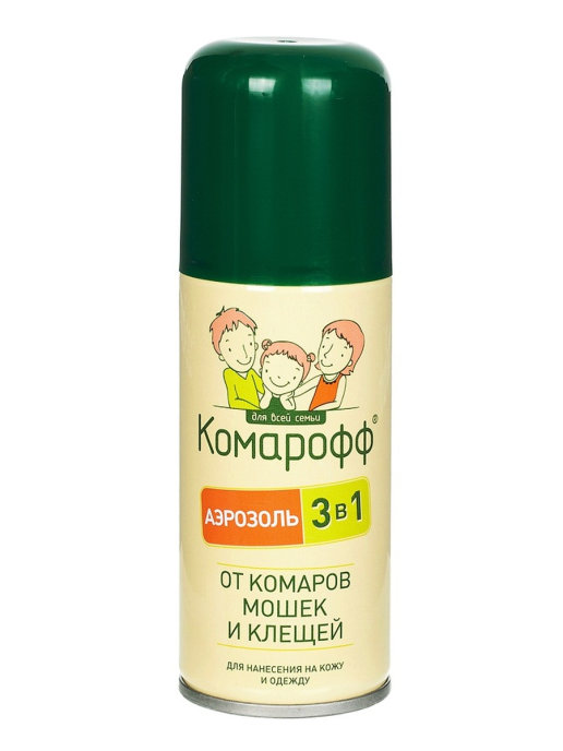 Аэрозоль Комарофф от укусов насекомых 150 мл