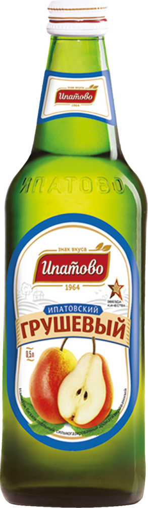 Напиток газированный Ипатово Груша, 0.5л