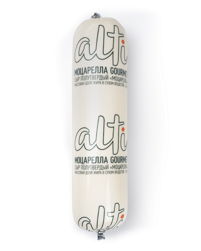 Сыр Alti Mozzarella Gourmet для пиццы 40%, ~2кг БЗМЖ