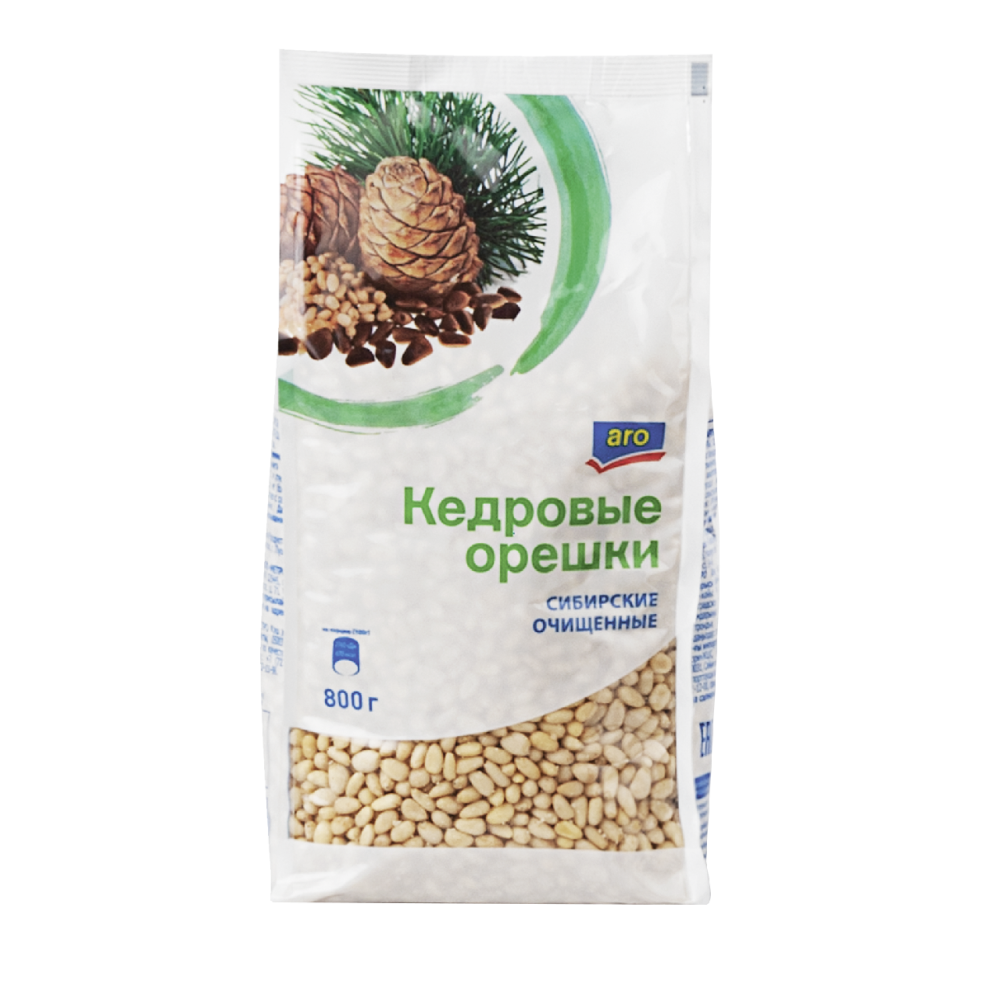 Орехи кедровые ARO очищенные, 800 г