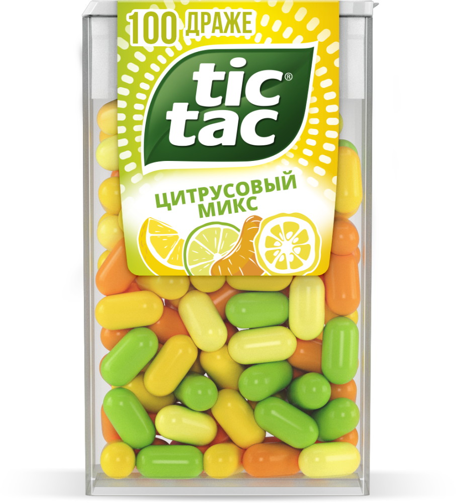 Драже Tic Tac цитрусовый микс, 49г