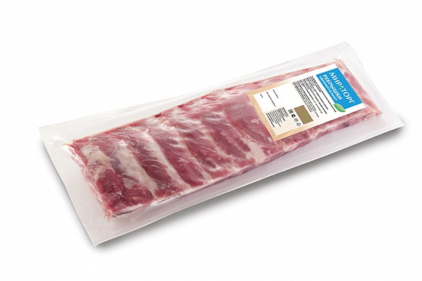 Ребрышки свиные на кости Мираторг замороженные ~600 г