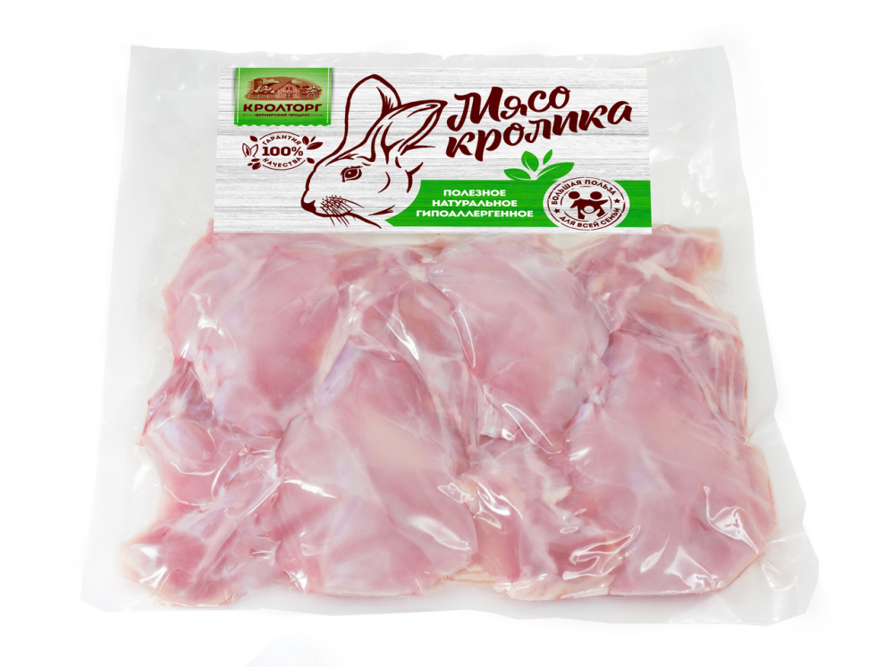 Ножки кролика Кролторг задние замороженные, ~1.1кг
