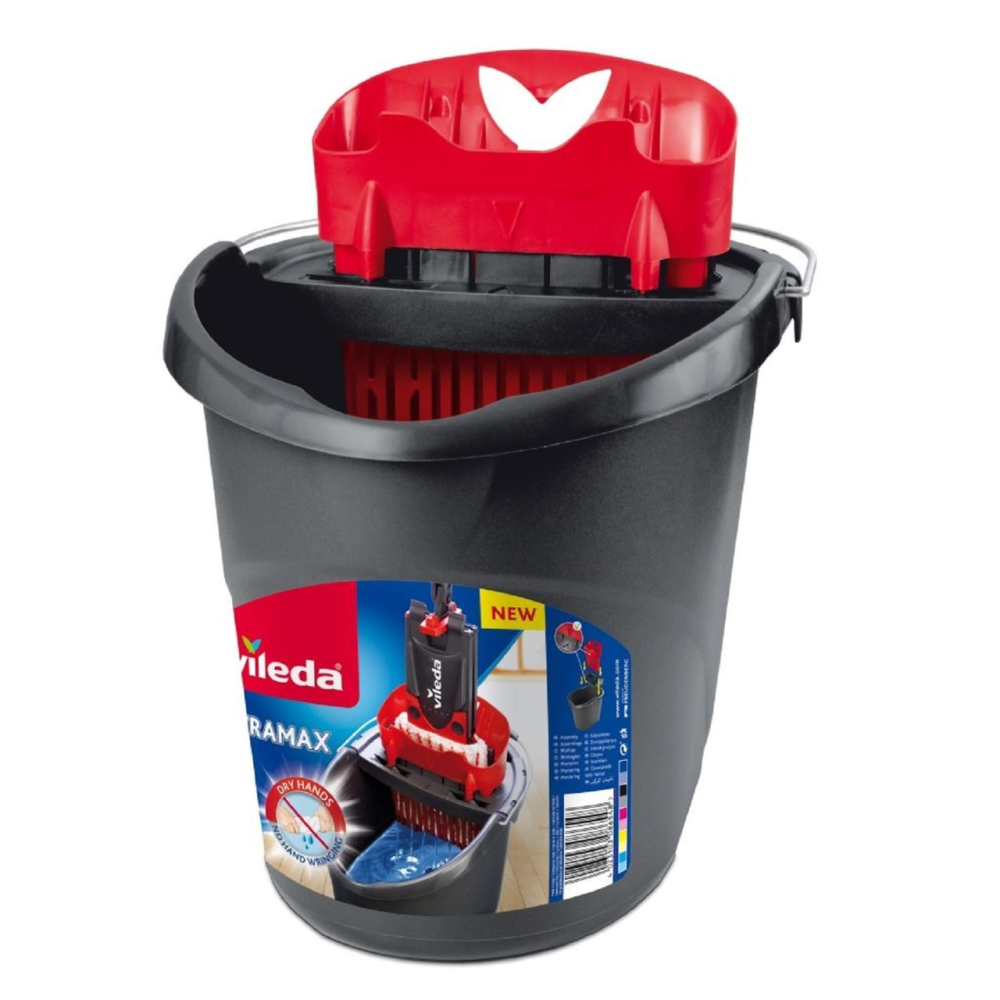 Ведро для мытья полов Vileda Ультрамакс с системой отжима для швабры