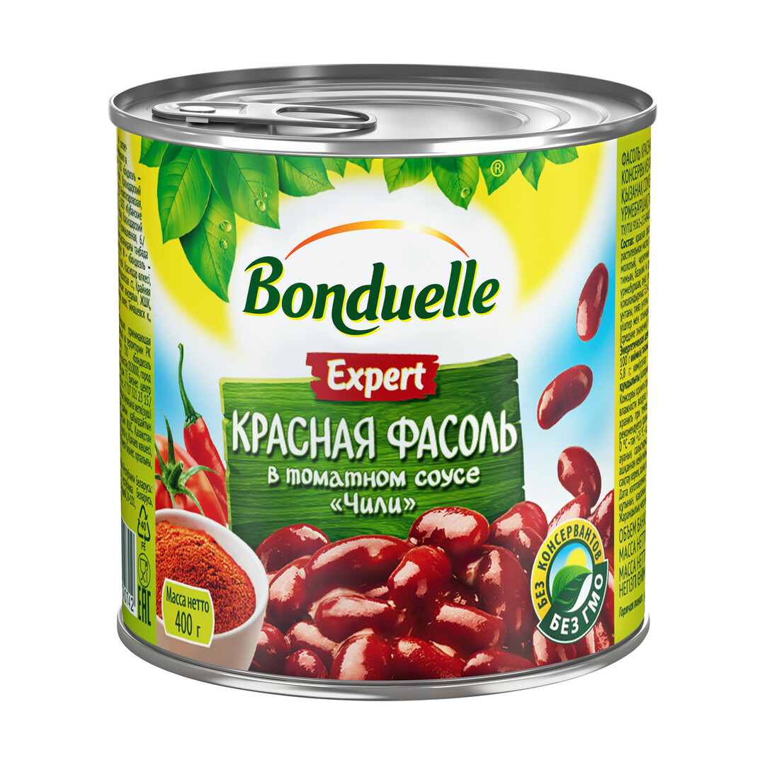 Фасоль Bonduelle соус чили, 400г