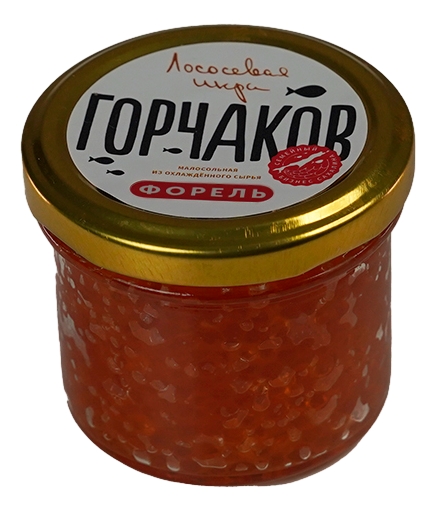 Икра форели Горчаков лососевая, 100г