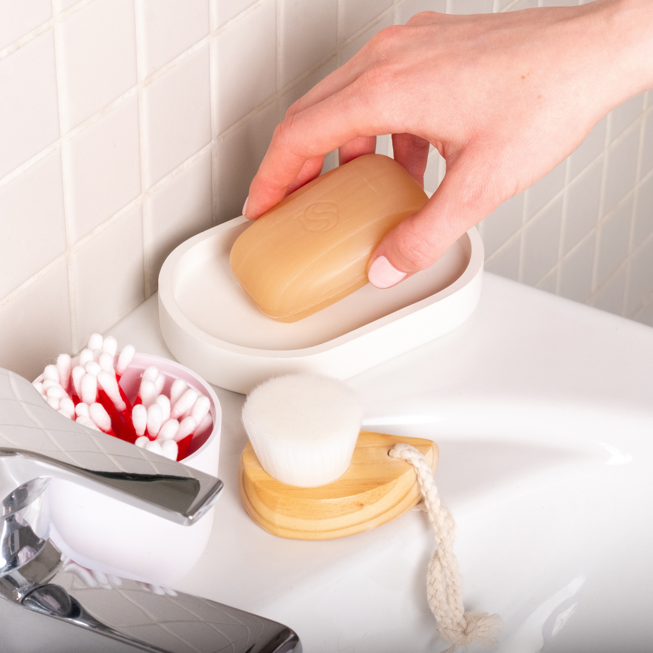 Мыло Synergetic туалетное масло мяты и апельсин, 90г