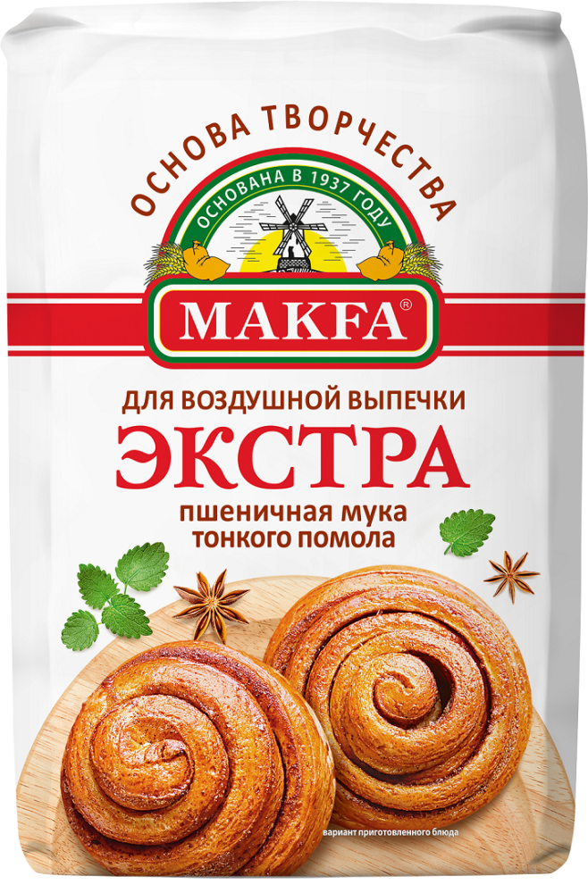 Мука Makfa экстра, 2кг