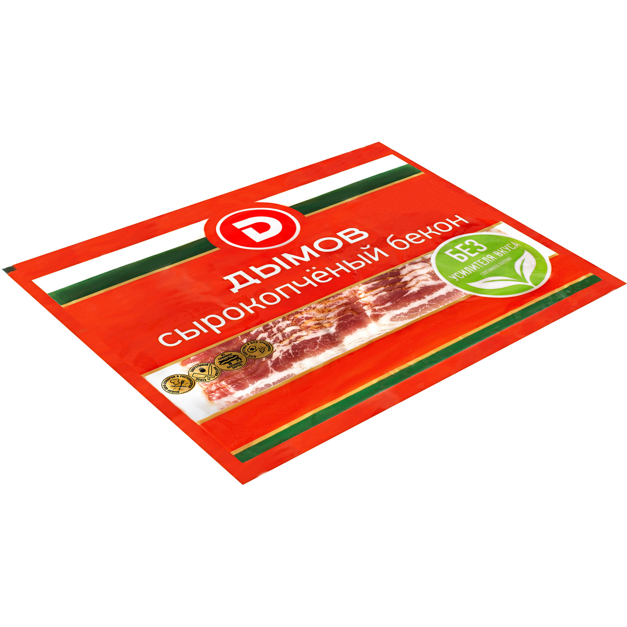 Бекон сырокопченый Дымов Венгерский нарезка 500 г