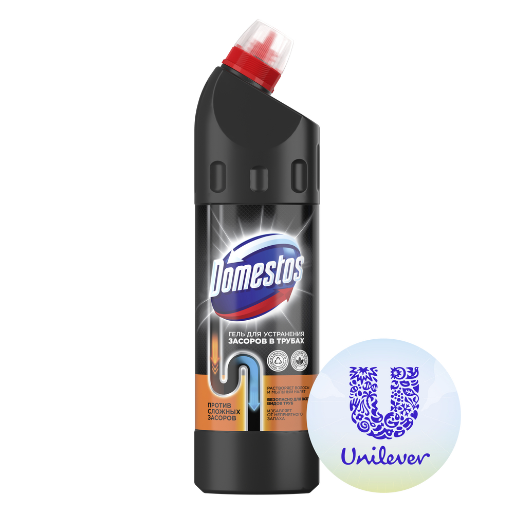 Средство Domestos для устранения засоров в трубах 750 мл