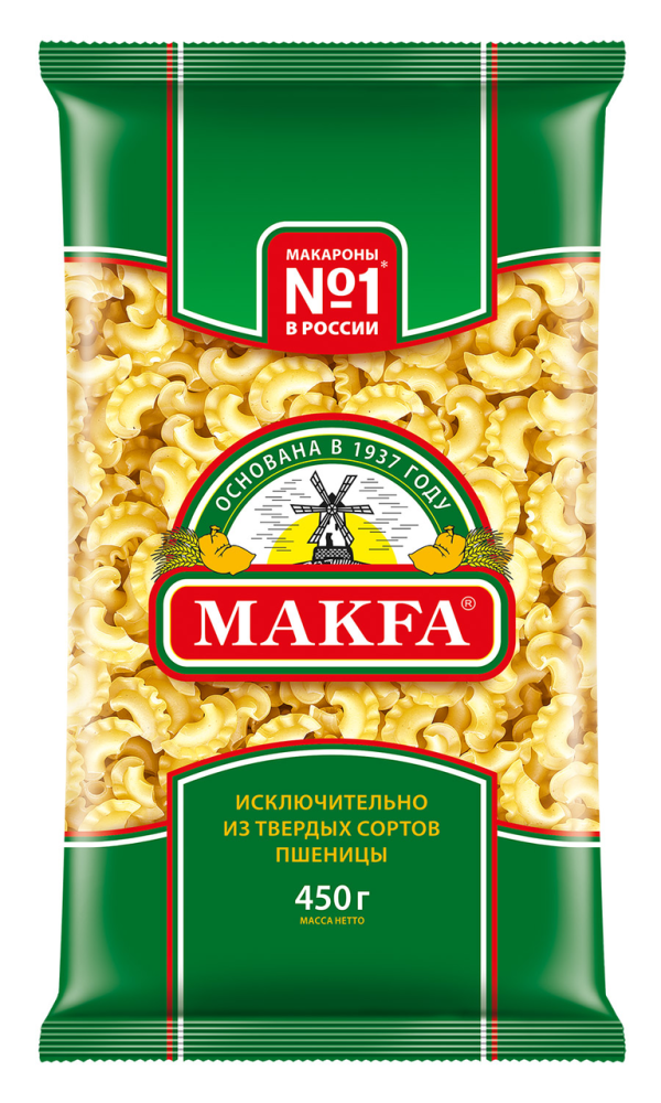 Макаронные изделия Makfa петушиные гребешки 450 г