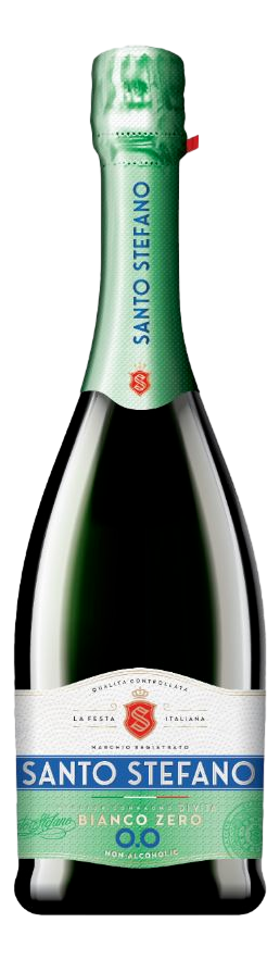 Напиток винный безалкогольный Santo Stefano Bianco белое сухое, 0.75л