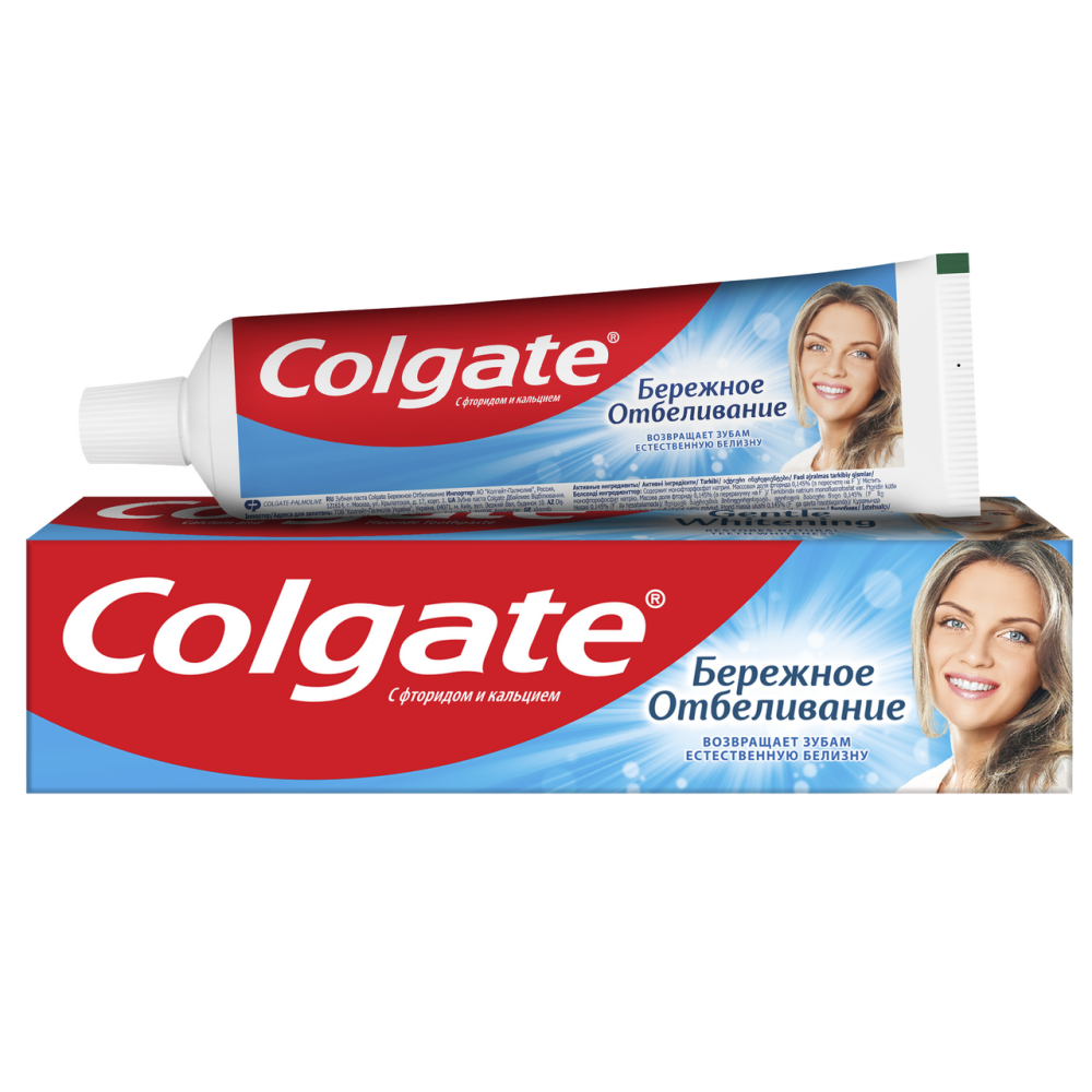 Зубная паста Colgate Бережное отбеливание 100 мл Зубная паста Colgate Бережное отбеливание 100 мл