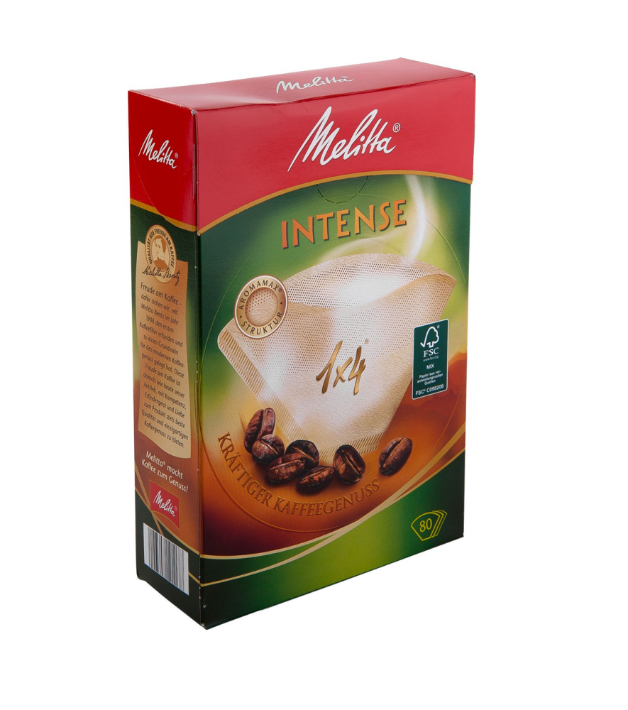 Фильтры Melitta Gourmet Intense для кофемашины 1 x 4 см 80 шт