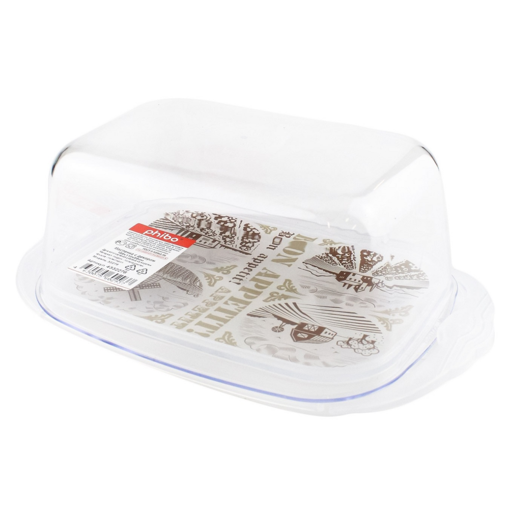 Масленка Phibo с декором 189 х 110 х 69