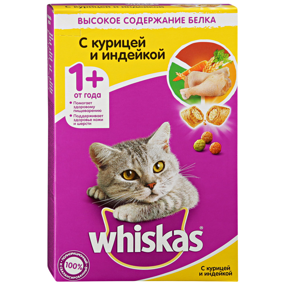 Вискас сухой корм для кошек Ozon