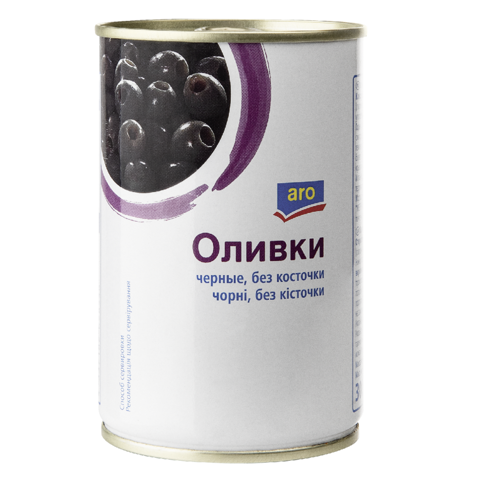 Маслины ARO без косточки, 300 г