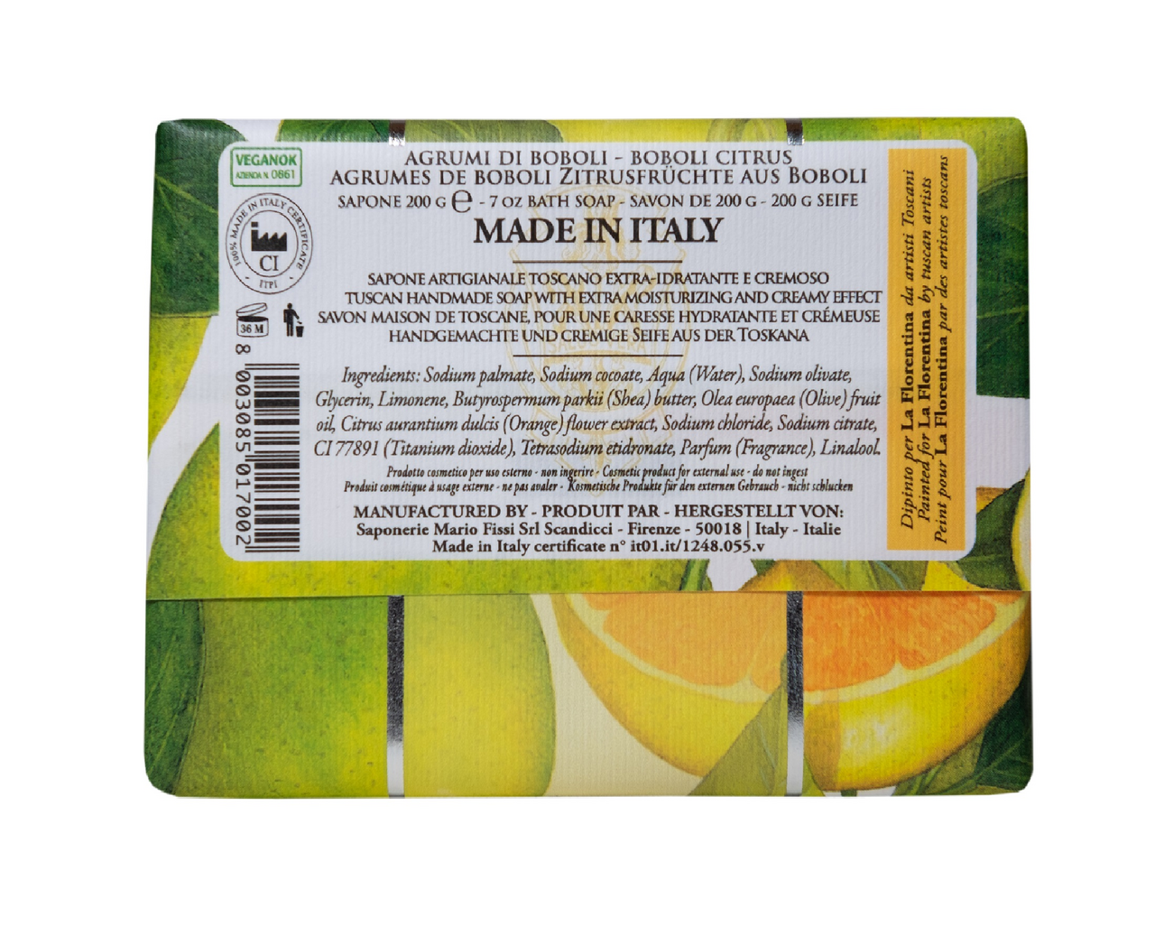 Мыло La Florentina цитрус, 200г