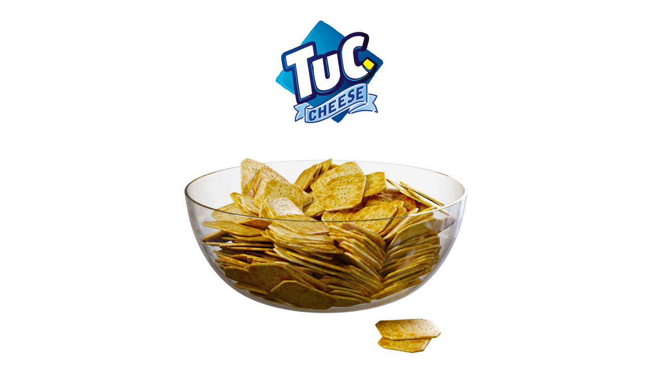 Крекер TUC c сыром хрустящий, 100г