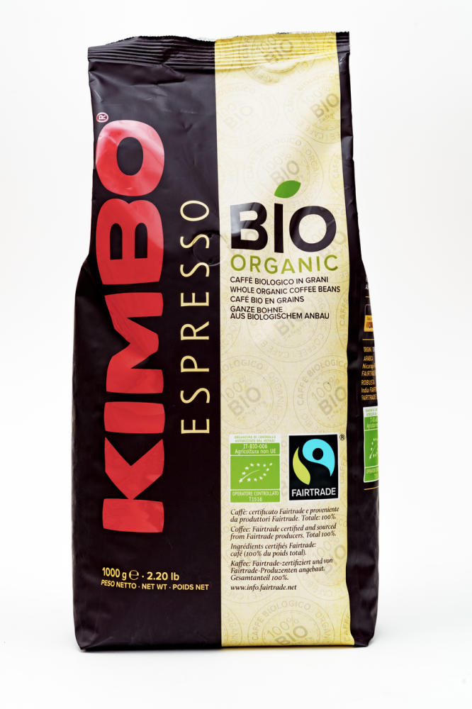 Кофе Kimbo Bio Organic Espresso в зернах 1 кг