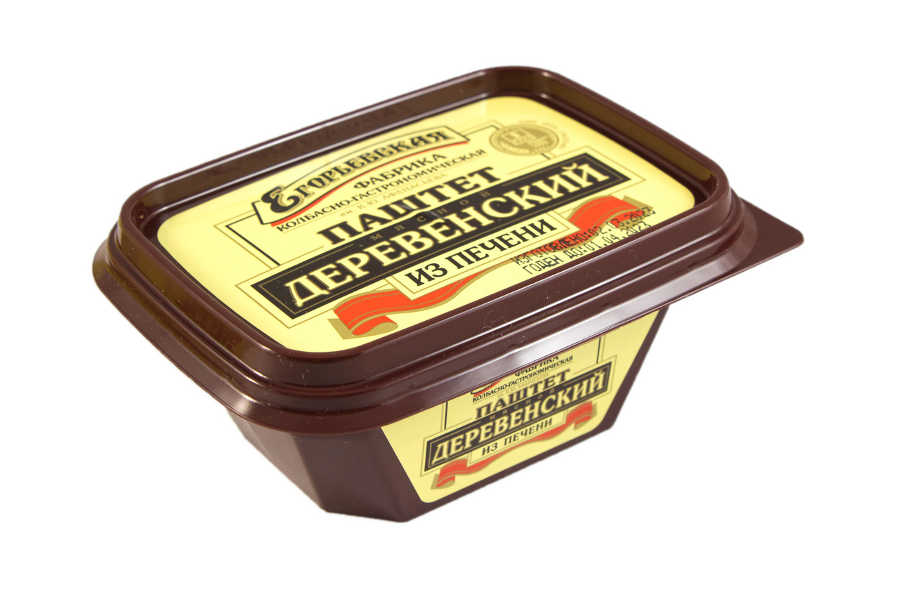 Паштет Егорьевская фабрика деревенский, 150г