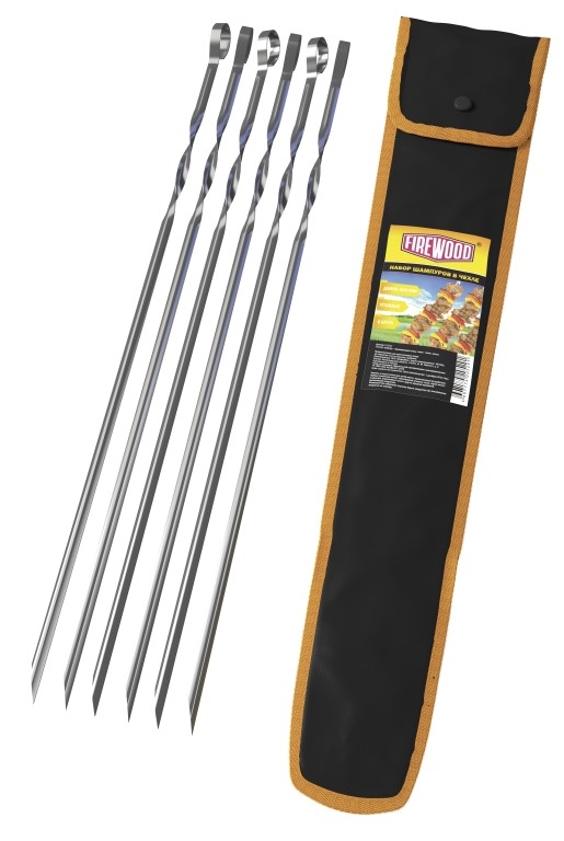 НАБОР ШАМПУРОВ 500ММ 6ШТ,ЧЕХОЛ