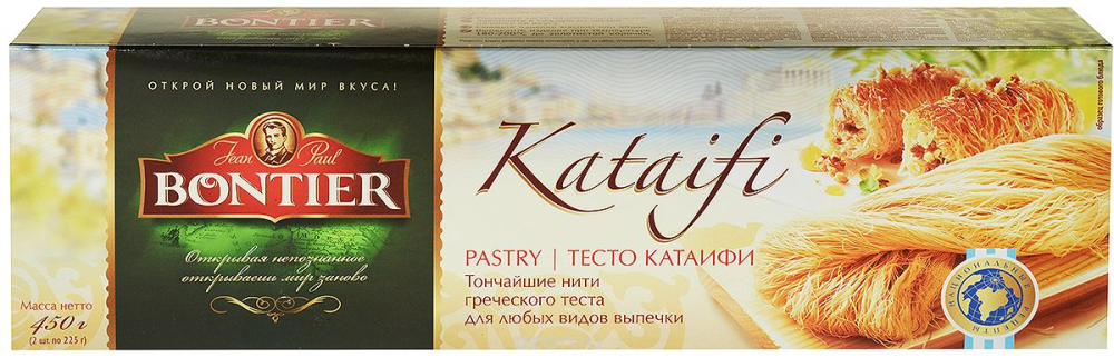 Тесто Bontier Катаифи 450 г купить недорого с доставкой на дом и офис ...