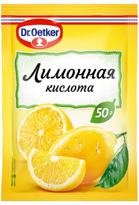 Лимонная кислота Dr.Oetker пищевая 50г