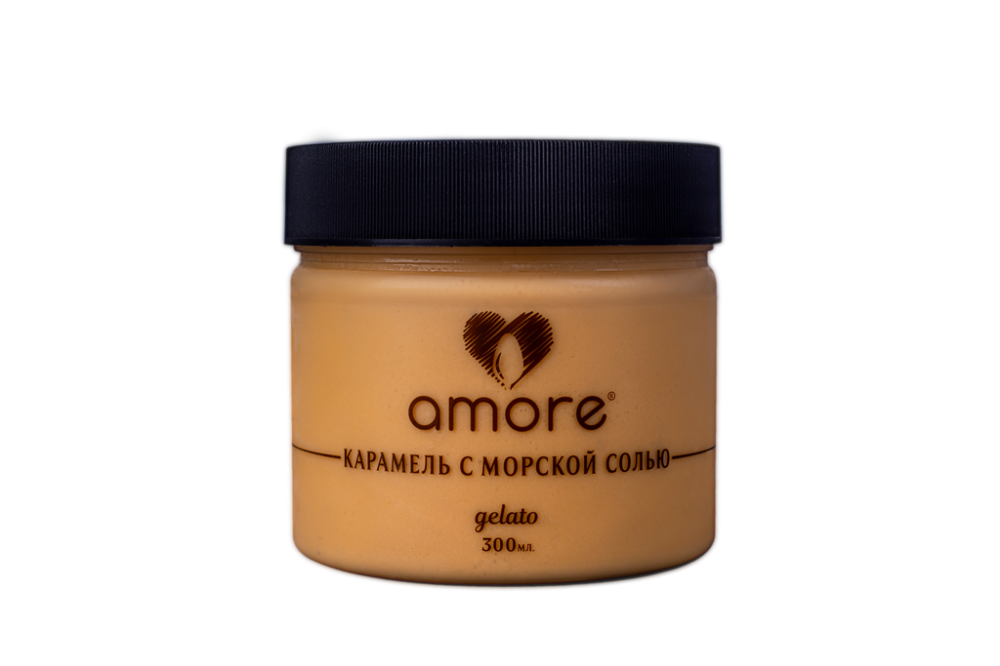 Мороженое Amore молочное Карамель с морской солью 300 мл
