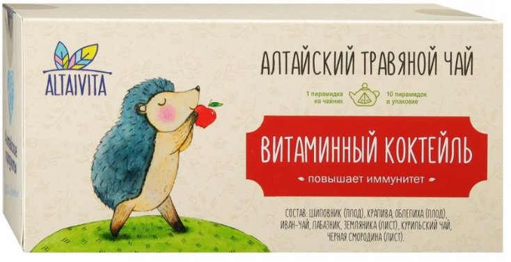 Чай Алтайвита Витаминный коктейль травяной, 40г