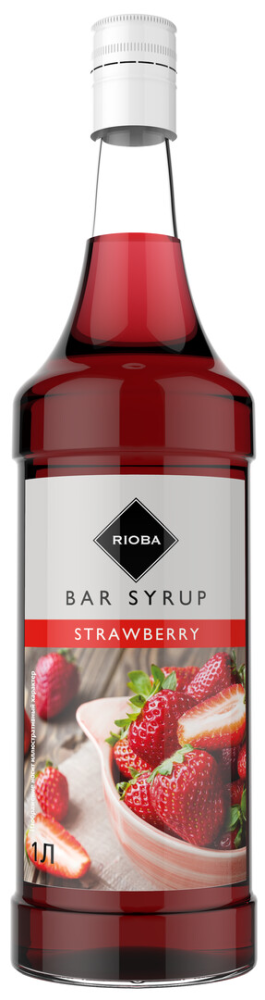 RIOBA Сироп клубника, 1л RIOBA Сироп клубника, 1л