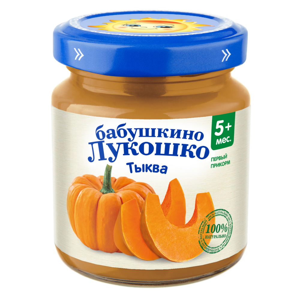 Пюре Бабушкино Лукошко тыква, 100г