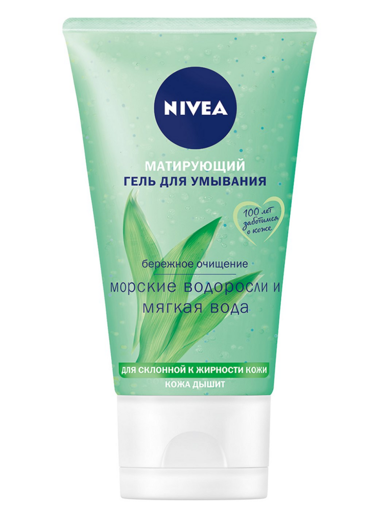 Матирующий гель Nivea для умывания Aqua Effect 150мл