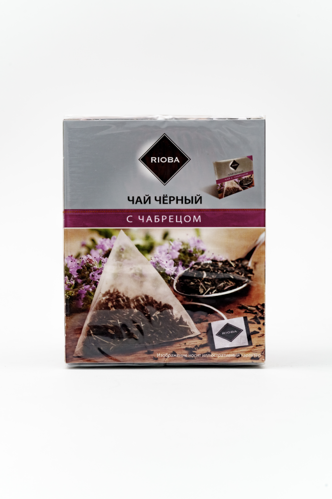 Чай черный RIOBA с чабрецом, 20*2г