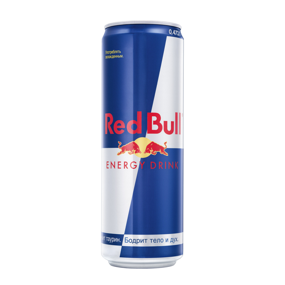 Напиток Red Bull энергетический газированный безалкогольный 0,473л ж/б
