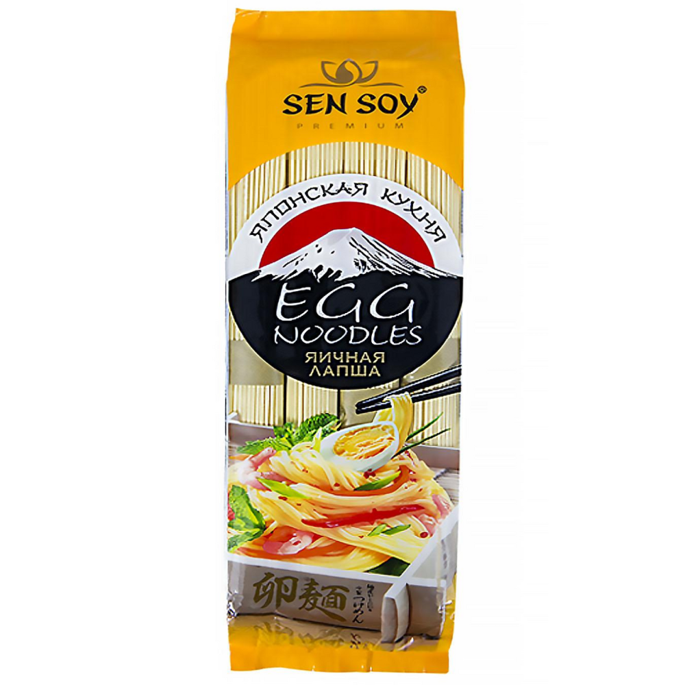 Лапша яичная Sen Soy Egg Noodles 0,3кг