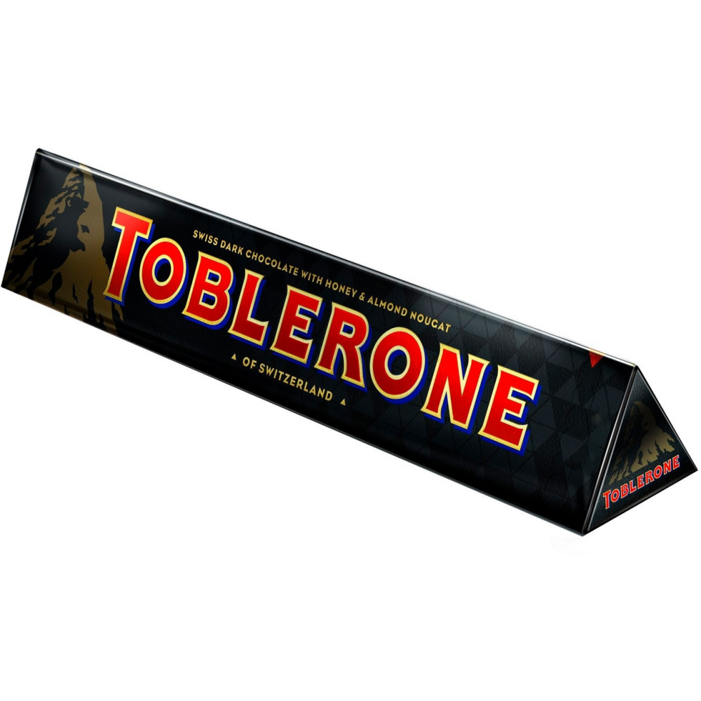 Шоколад Toblerone темный с медово-миндальной нугой 10% 100г