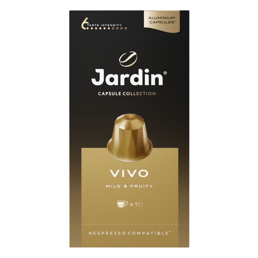 Капсулы для кофемашин Nespresso Jardin Vivo Mild&Fruity, 10шт