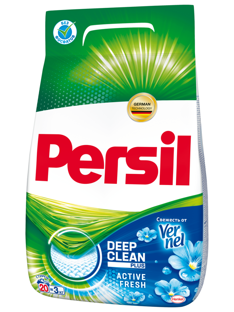 Порошок стиральный Persil Свежесть от Vernel автомат, 3кг