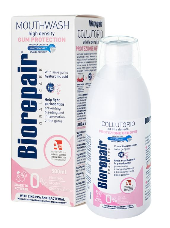 Ополаскаиватель Biorepair уход за деснами, 500мл