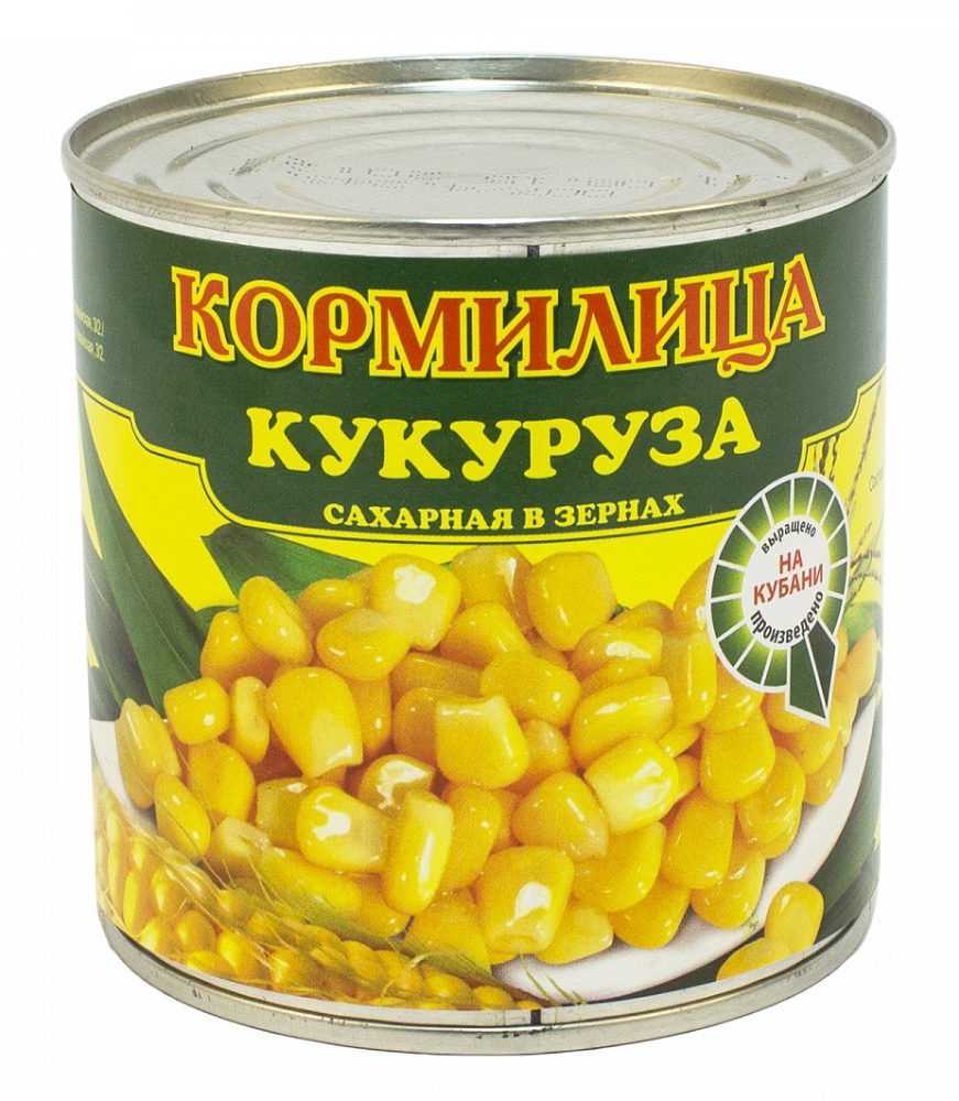 Кукуруза Кормилица сахарная в зернах, 425мл