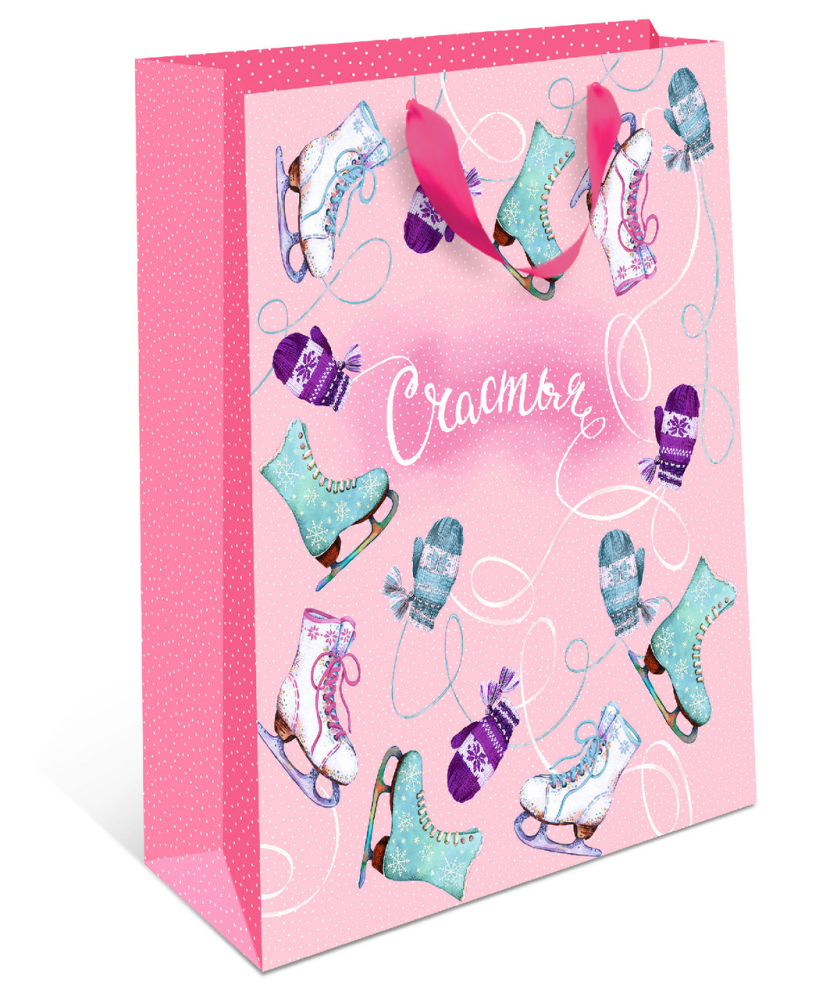 Сумка с лентой Арт и Дизайн Новый Год, 26 x 36см