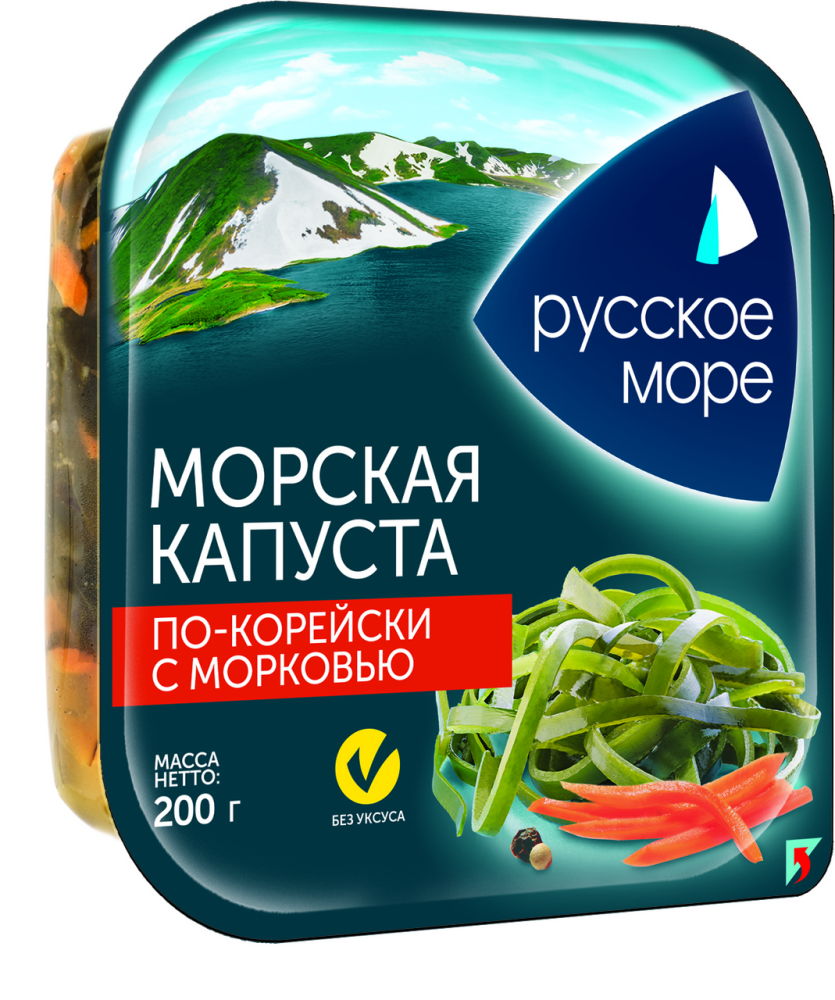 Капуста морская маринованная Русское море по-корейски, 200г