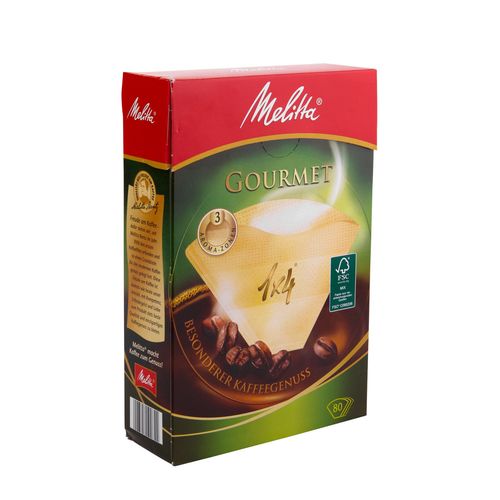 Фильтры Melitta Gourmet для кофемашины 1 x 4 см 80 шт