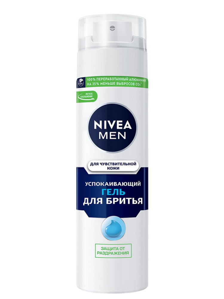 Гель для бритья Nivea Men для чувствительной кожи, 200мл