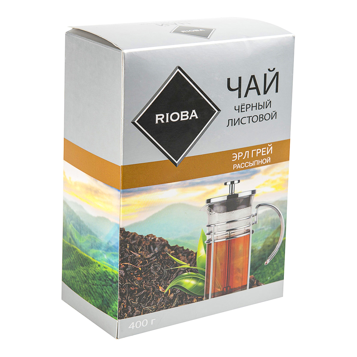Чай RIOBA Эрл грей черный, 400г купить недорого с доставкой на дом и ...