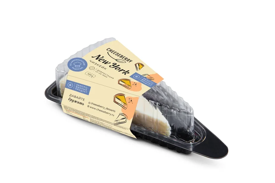 Чизкейк Cheeseberry New-York замороженный, 100г