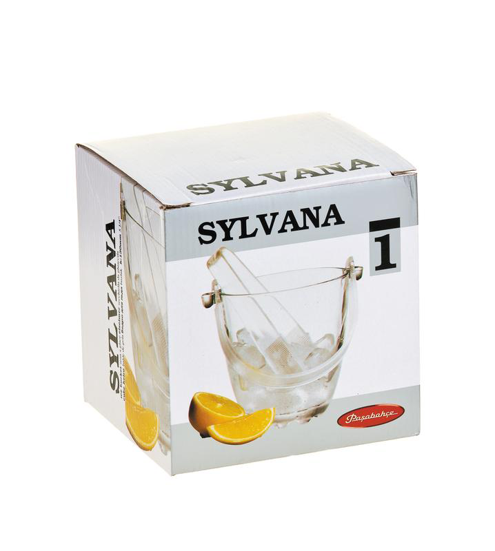 Ведро для льда Pasabahce Sylvana с щипцами