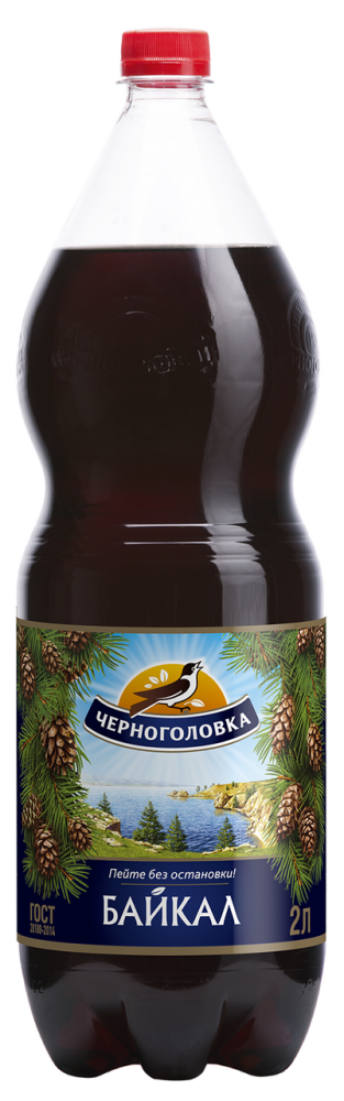 Напиток Черноголовка Байкал сильногазированный 2л
